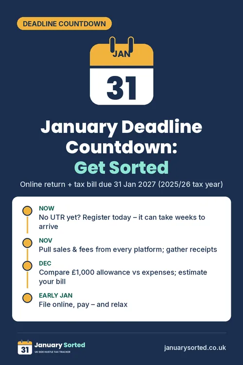 Tip card: January deadline countdown